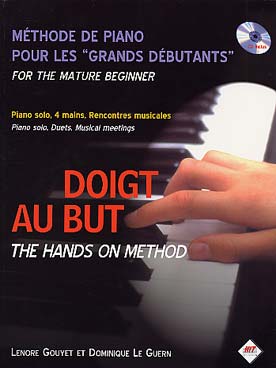 Doigt au but, méthode de piano pour adolescents et adultes débutants, avec CD d\'écoute