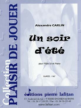 PARTITIONS ALEXANDRE CARLIN UN SOIR D ETE