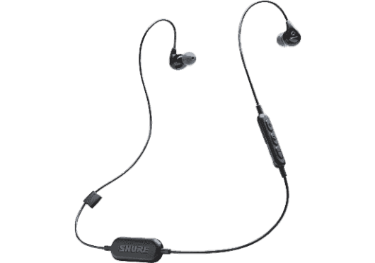 SHURE - Ecouteurs intra SE112-K-BT1 Dynamique 1 voie Bluetooth noir
