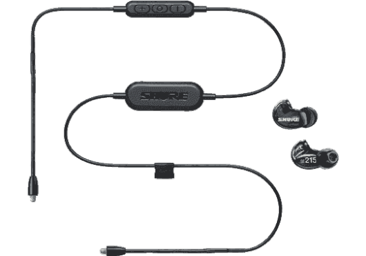 SHURE - Ecouteurs intra SE112-K-BT1 Dynamique 1 voie Bluetooth noir