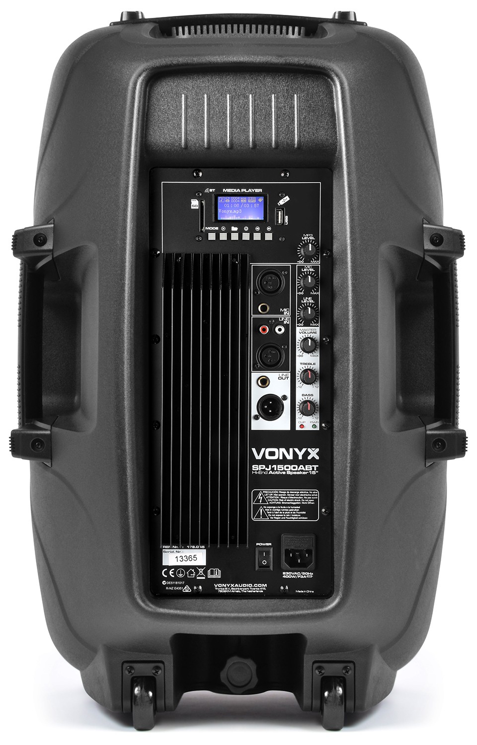 Enceinte Vonyx - SPJ-1500ABT Enceinte active MP3 BT 15 800 W