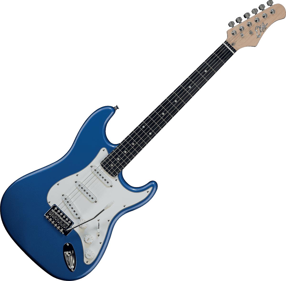 EKO S300BLU Starter - Guitare électrique Type Strat Metallic Blue