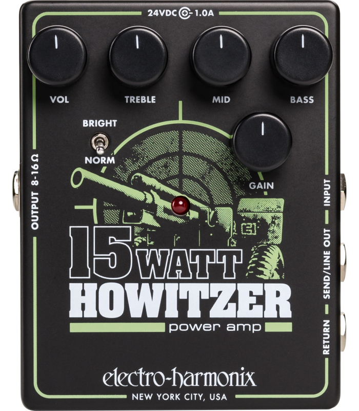 ELECTRO-HARMONIX - 15 WATT HOWITZER - Ampli et préampli guitare