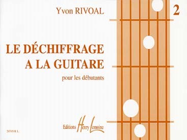 PARTITIONS RIVOAL dechiffrage à la guitare vol2