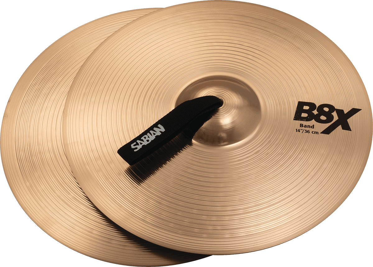 SABIAN - Cymbales de marche 41422X Frappées - 14 Marching