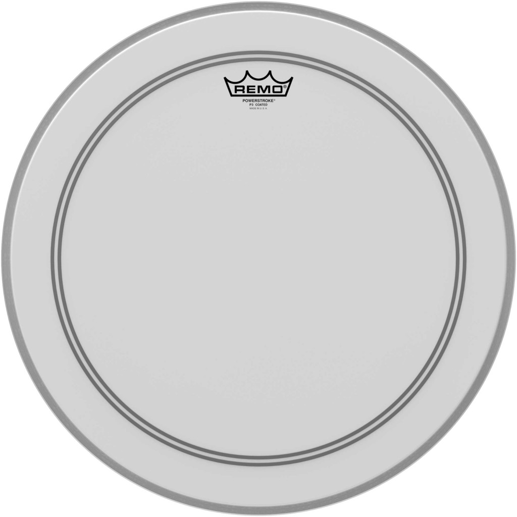 Peau REMO Powerstroke 3 sablée de 18 pour grosse caisse