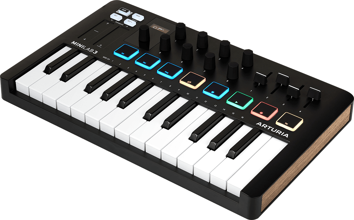 ARTURIA - MINILAB3-BK Clavier Maitre MiniLab MK3 noir