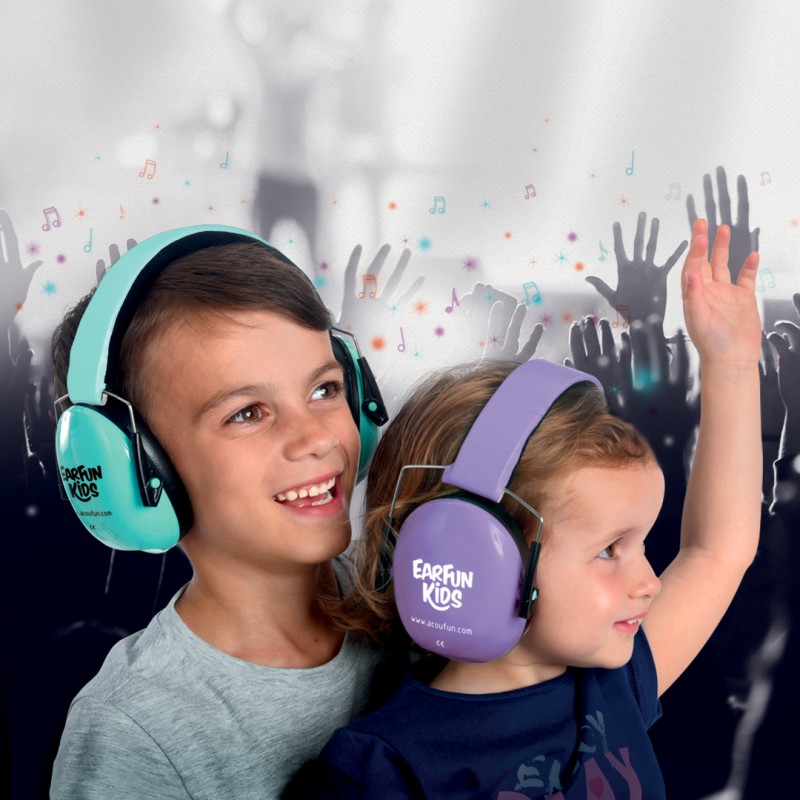 CASQUE ANTI-BRUIT ACOUFUN HP KID BLEU