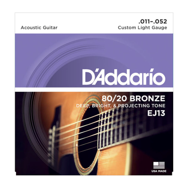 CORDES D\'ADDARIO BRONZE 80/20 LIGHT 11-52