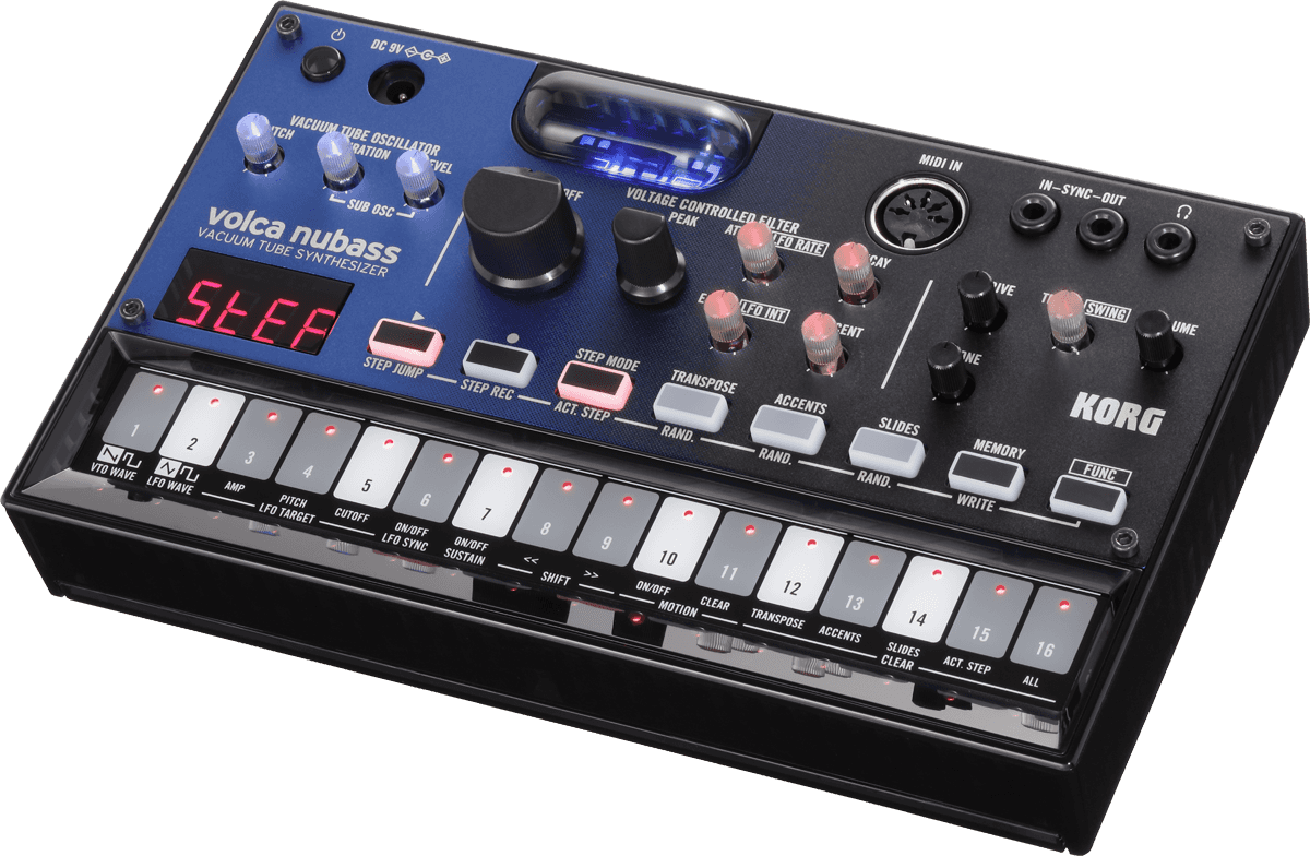 SYNTHETISEUR KORG VOLCA-NUBASS   BASSE ANALOGIQUE ET NUMERIQUE