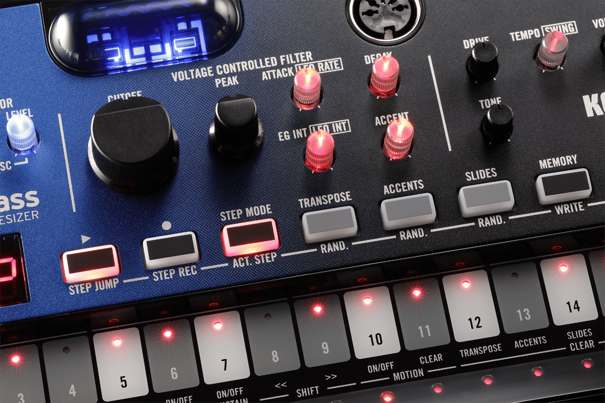 SYNTHETISEUR KORG VOLCA-NUBASS   BASSE ANALOGIQUE ET NUMERIQUE