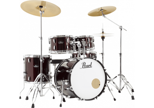 PEARL - Road Show RSS505BCC-91 Fusion 20 5 fûts - Red Wine + B-50 + Pack Sabian Solar 3 cymbales