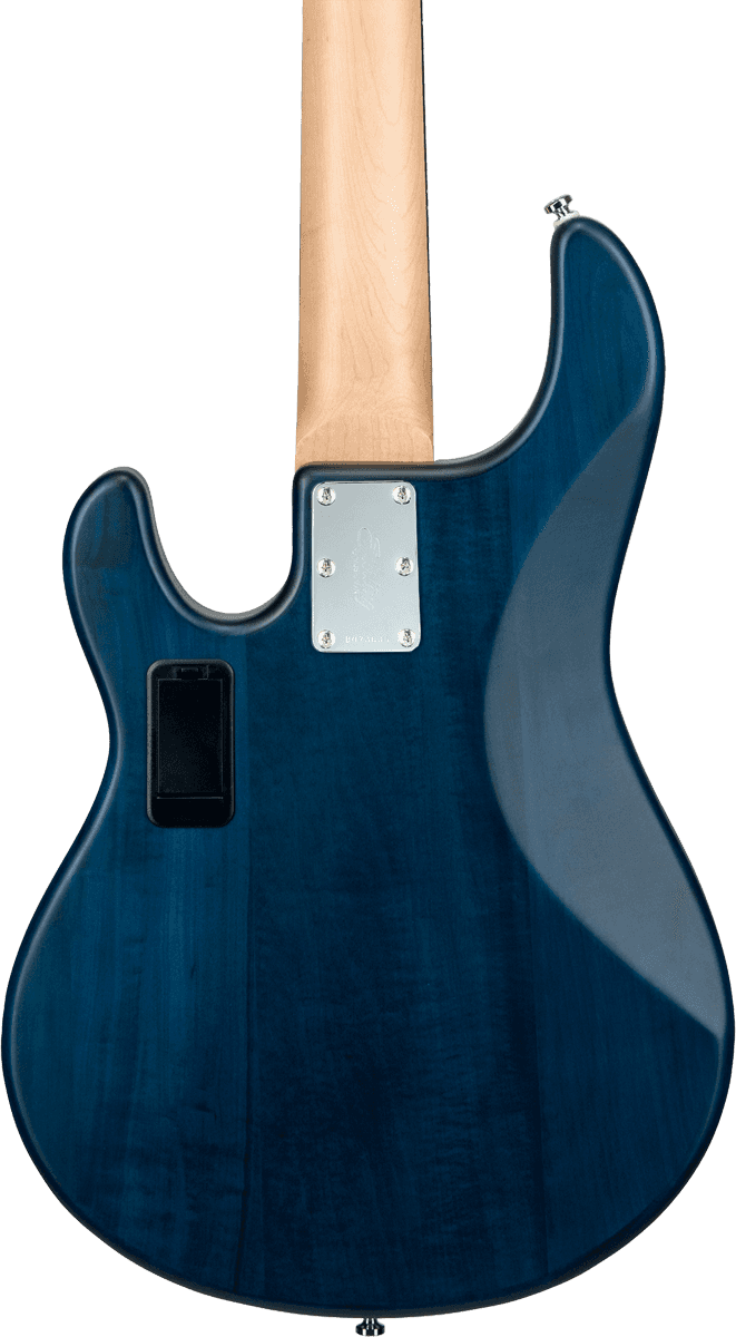 Basse STERLING BY MUSIC MAN - RAY5-TBLS-R1 Stingray5 - 5 cordes Transparent Blue Satin