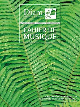 CAHIERS DE MUSIQUE Grand format 21 x 29,7 - 48 pages, 12 portées par page, pages alternées portées/grands carreaux (Seyès)