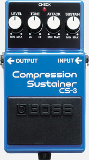 PEDALE D\'EFFET BOSS CS-3 Compresseur sustainer