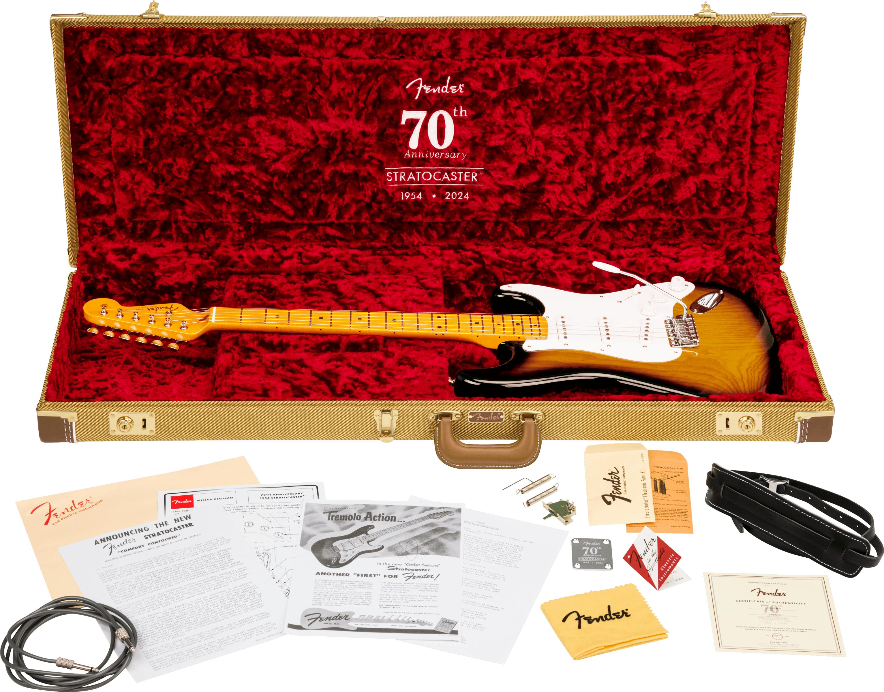 GUITARE FENDER AMERICAN VINTAGE II STRATOCASTER 1954 70E ANNIVERSAIRE