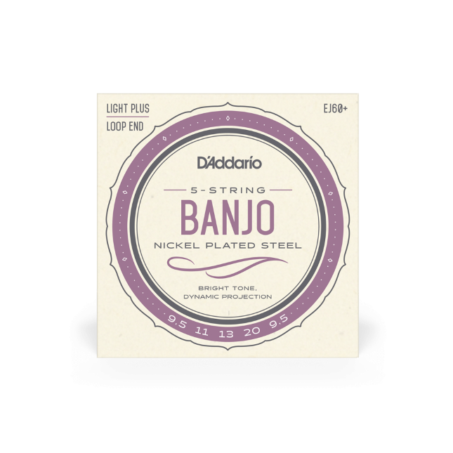 D\'Addario EJ60PLUS Cordes pour Banjo 9.5-20