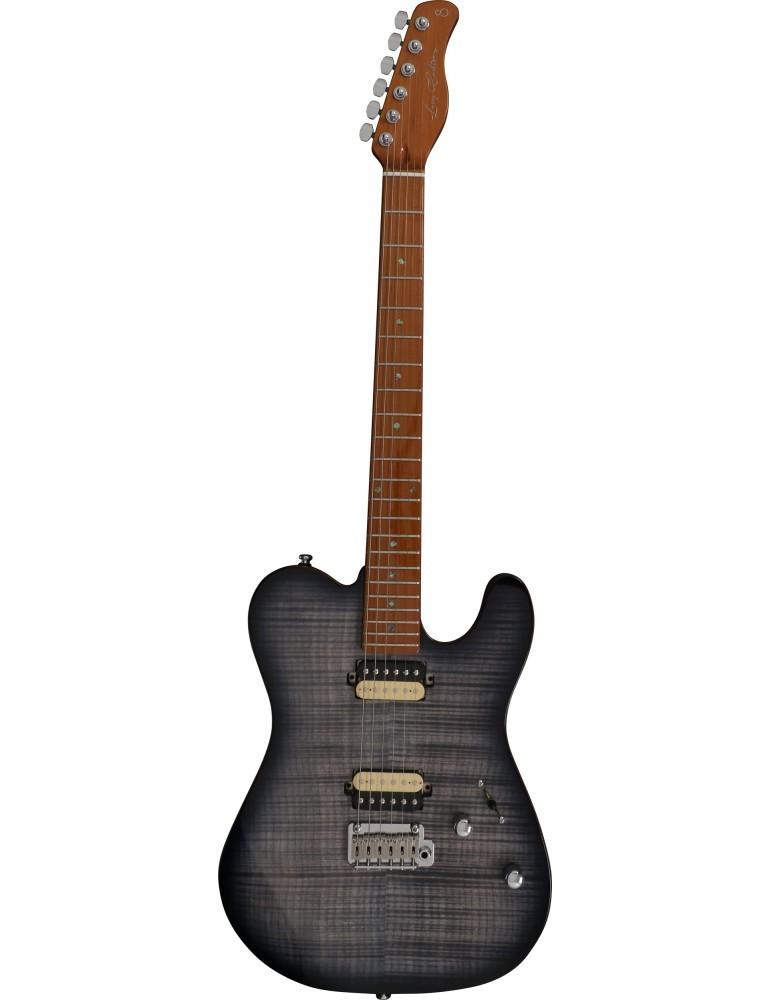 Larry Carlton T7 FM TBK Transparent Black Guitare électrique