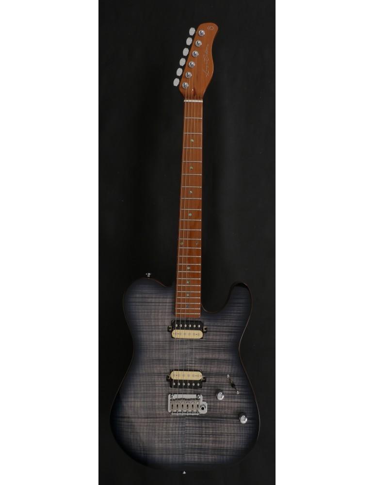 Larry Carlton T7 FM TBK Transparent Black Guitare électrique