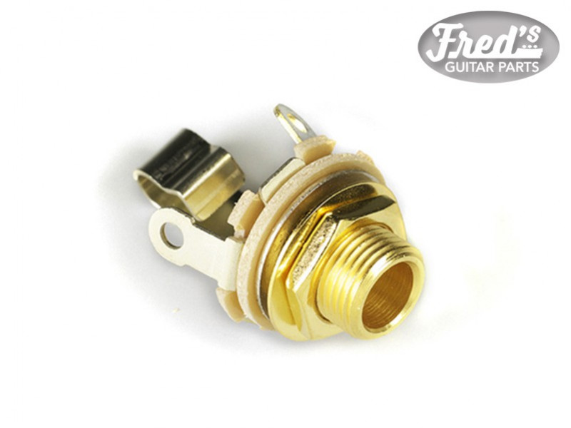 JACK STEREO 6.35 SWITCHCRAFT GOLD