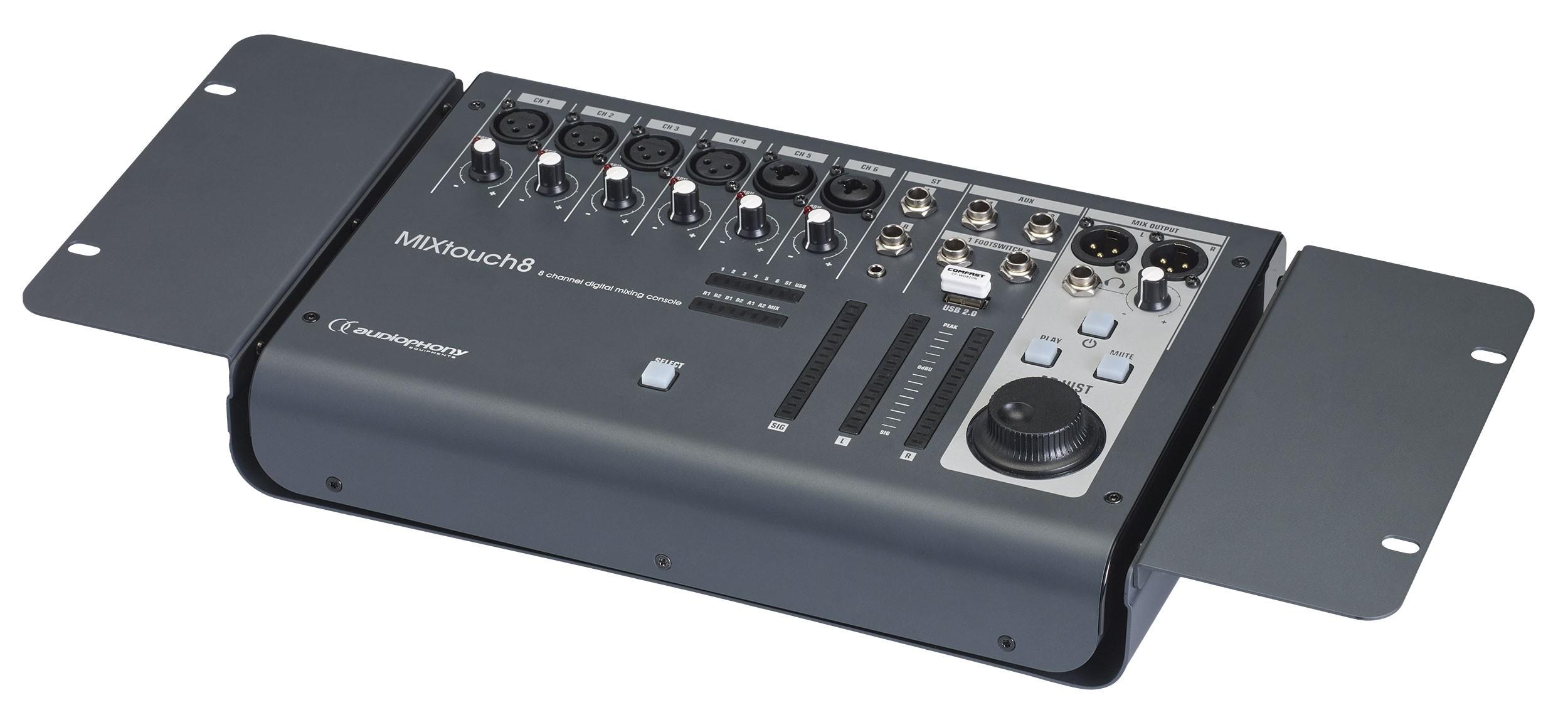 MIXtouch8-Rack - Equerres de rackage pour MIXtouch8