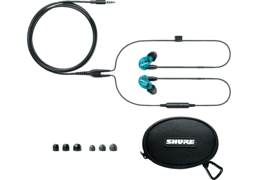 SHURE - SE215SPE-B-UNI Dynamique 1 voie minijack bleu
