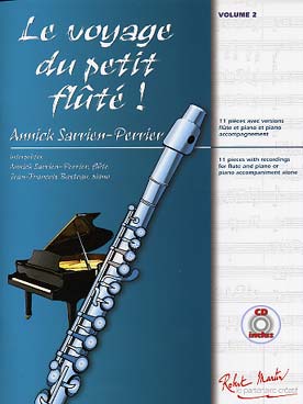 PARTITIONS ANNICK SARRIEN-PERRIER LE VOYAGE DU PETIT FLUTE VOL 2 LIVRE