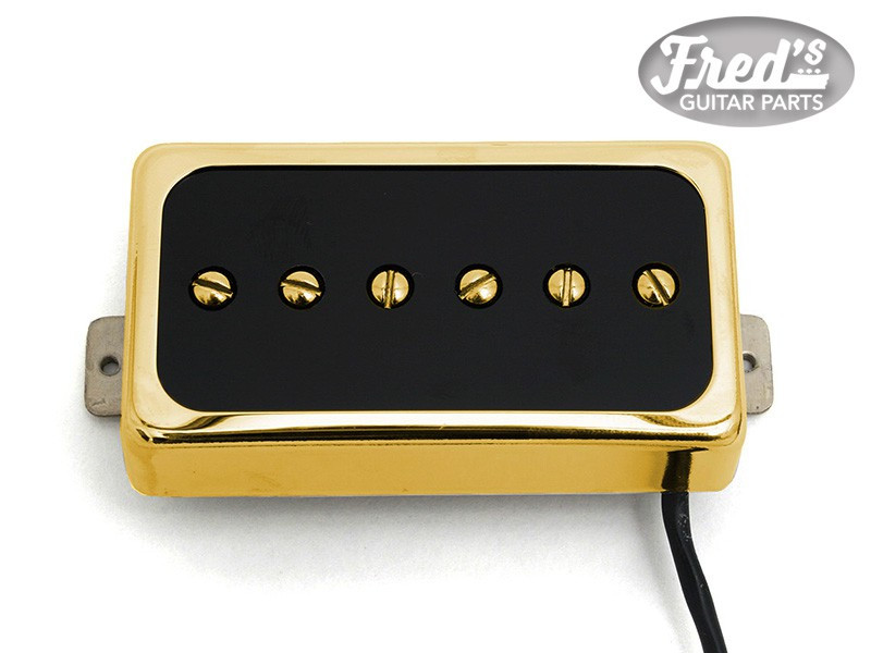 MICRO DUESENBERG DOMINO NECK PICKUP BLACK GOLD