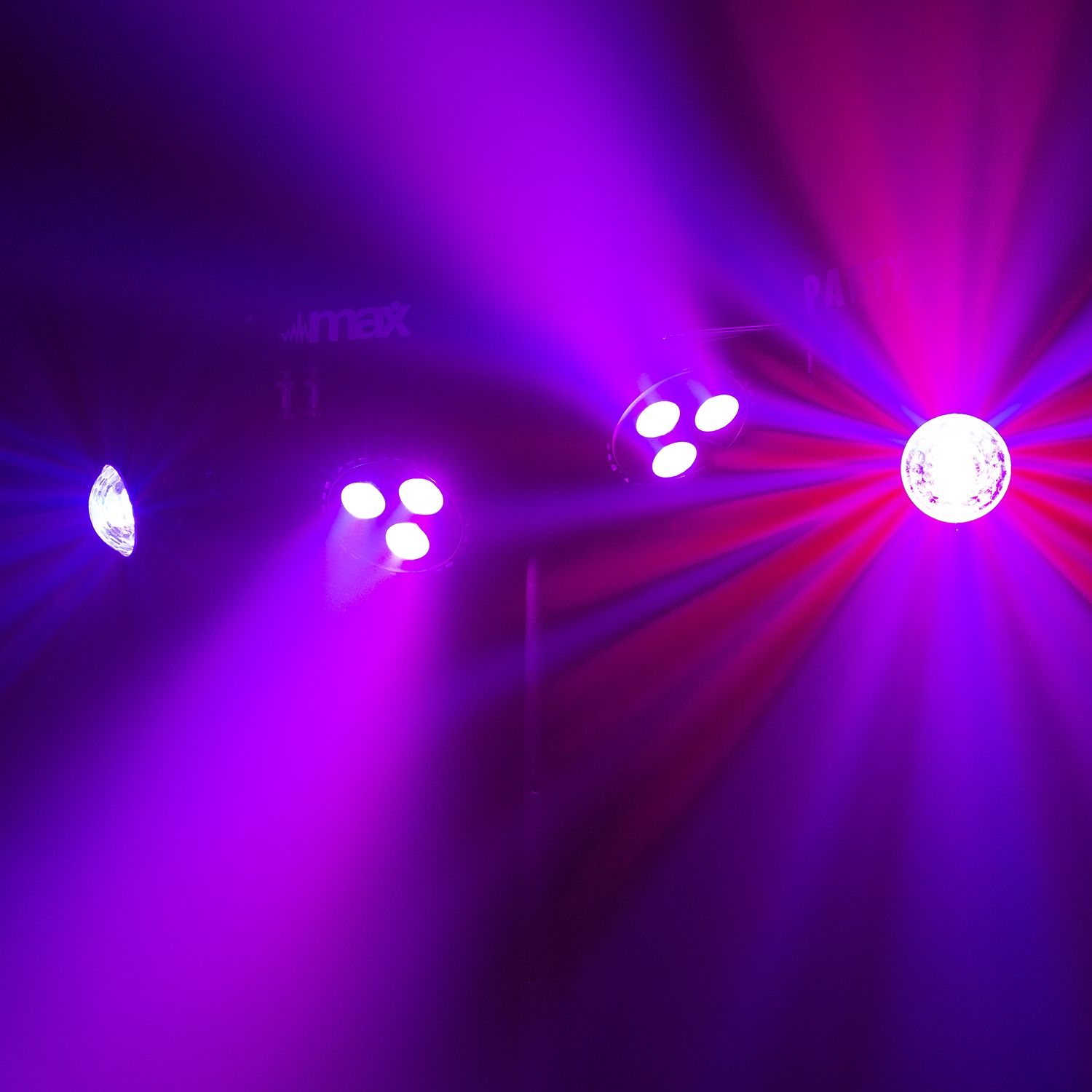 JEU DE LUMIÈRE PARTYBAR01, 2 X PROJECTEURS PAR + 2 JELLYMOON RGBW