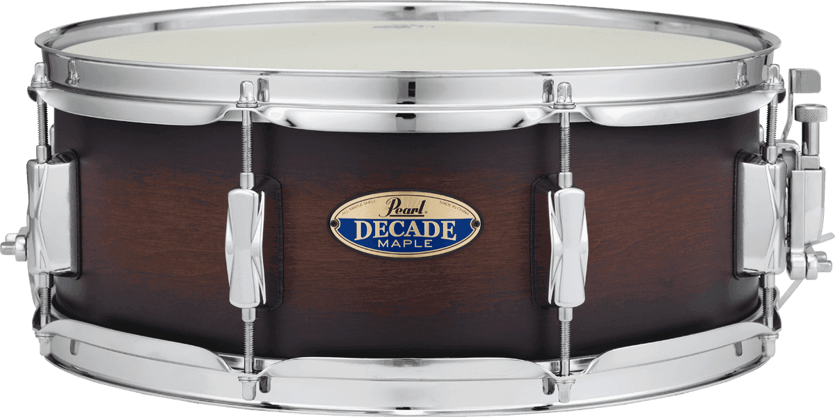 Pearl - Caisse claire Decade Maple P1455SC-260 14x5.5 Satin Brown Burst