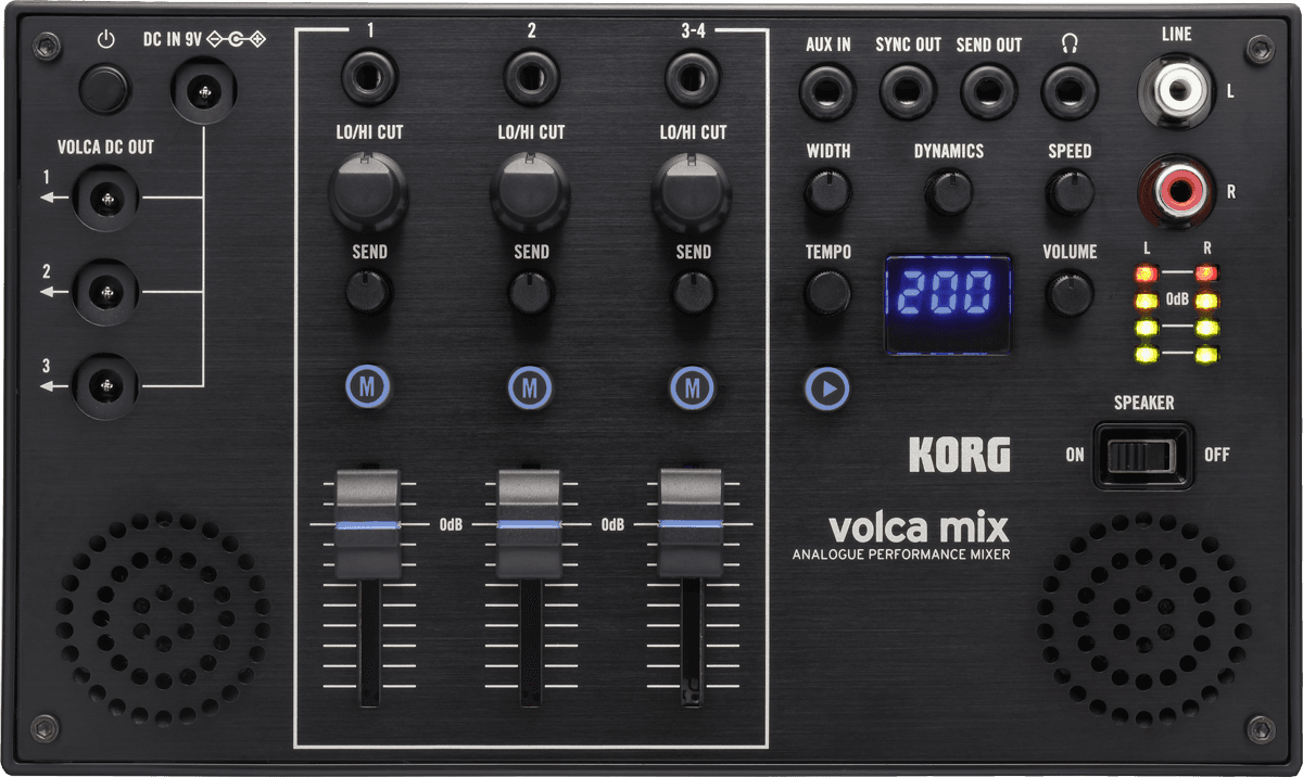 SYNTHETISEUR KORG VOLCA-MIX  MIXEUR ANALOGIQUE ET NUMERIQUE