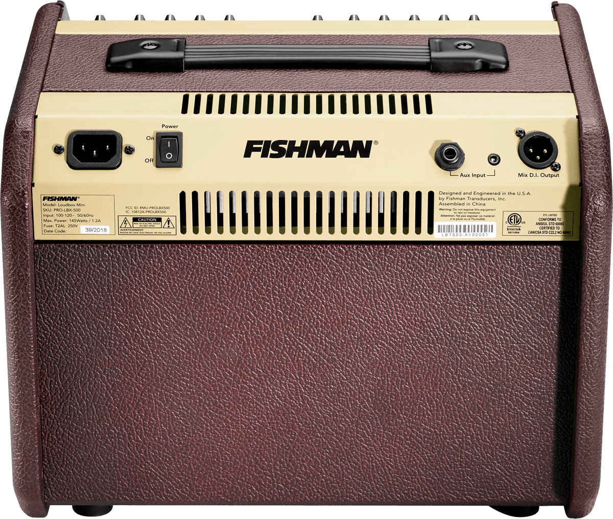Ampli coustique - FISHMAN - PRO-LBT-500 Mini - 60 watts - bluetooth