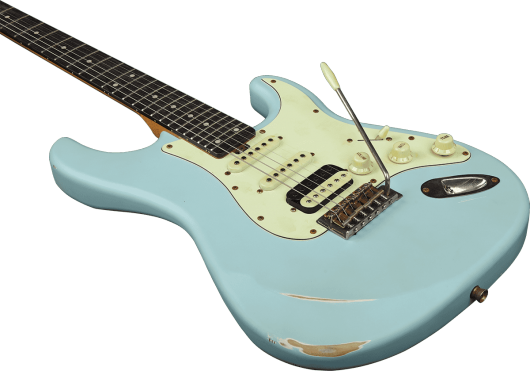 EKO - AIRE-RELIC-BLU Relic - Type Strat Aire Relic Daphne Blue