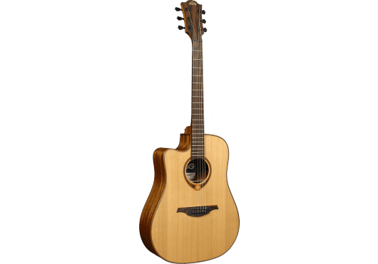 Guitare Lâg TL118DCE Lefty dreadnought cutaway electro