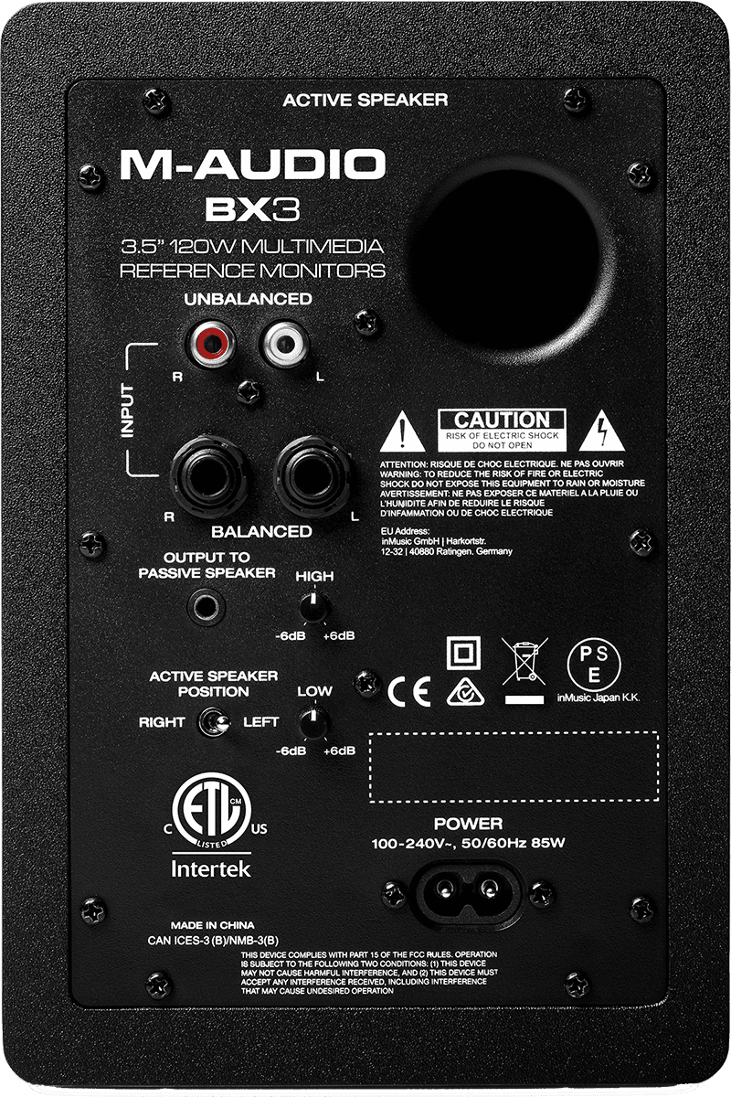 M-audio - Enceintes actives 2 voies 3,5 120W (paire)