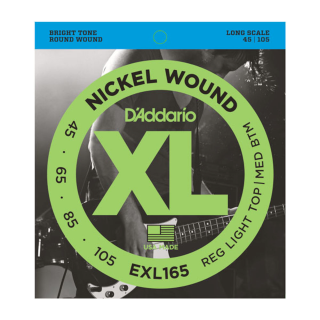 Jeu de Cordes D\'Addario EXL165, Custom Light, 45-105