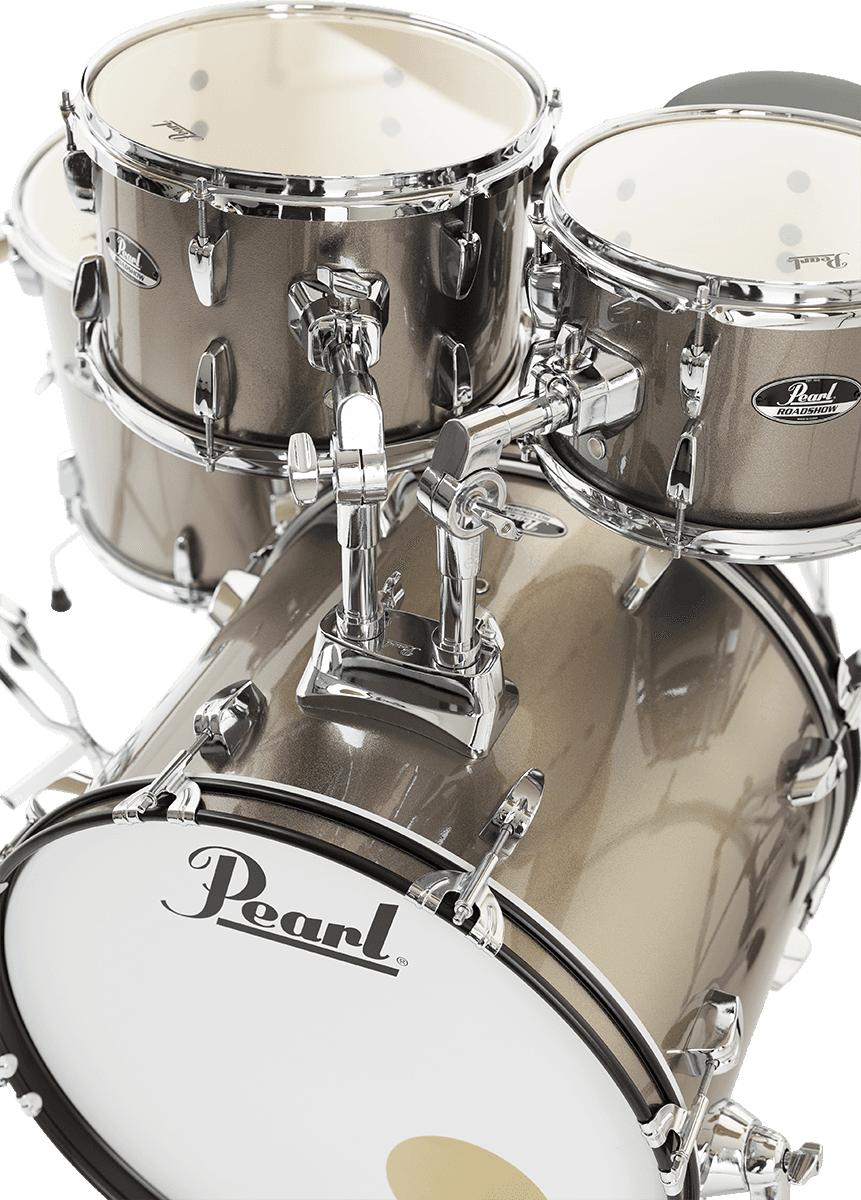 PEARL RSS505BCC-707 Fusion 20 5 fûts - Bronze Metallic + B-50 + Pack Sabian Solar 3 cymbales