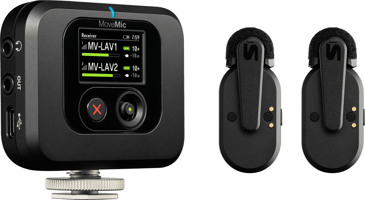 Système sans fil nomade complet MOVEMIC SHURE