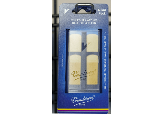 VANDOREN VQP06 Quad Pack 4 anches clar Mib/Sib, saxo alto/sop