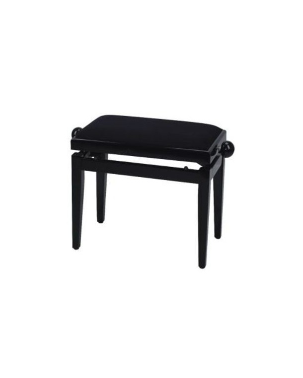 Banquette Piano GEWA FX Noir Brillant Velours Noir