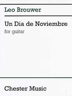 PARTITIONS LEO BROUWER UN DIA DE NOVIEMBRE