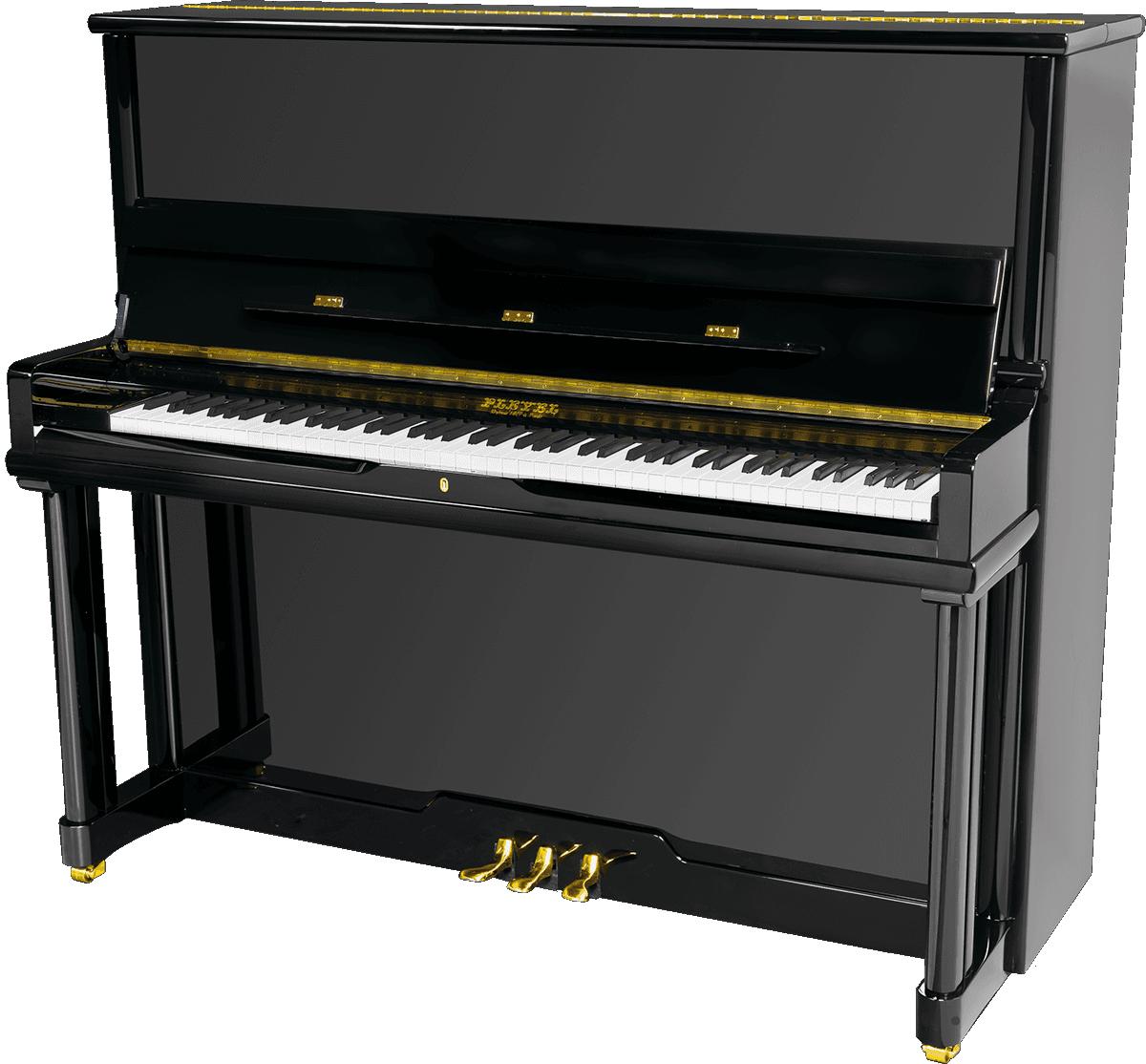 Piano droit PLEYELP131-BLK