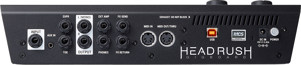 HeadRush - GIGBOARD 4 Switch + Ecran tactile 7\