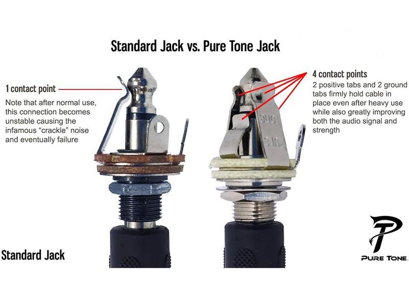 JACK MONO 6.35 PURE TONE MONO NICKEL