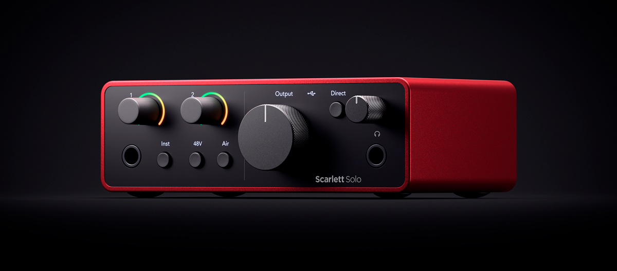 Interface audio FOCUSRITE - SCARLETT4-SOLO Scarlett G4 - Scarlett Solo 4th Gen - 2 in / 2 out - USB-C