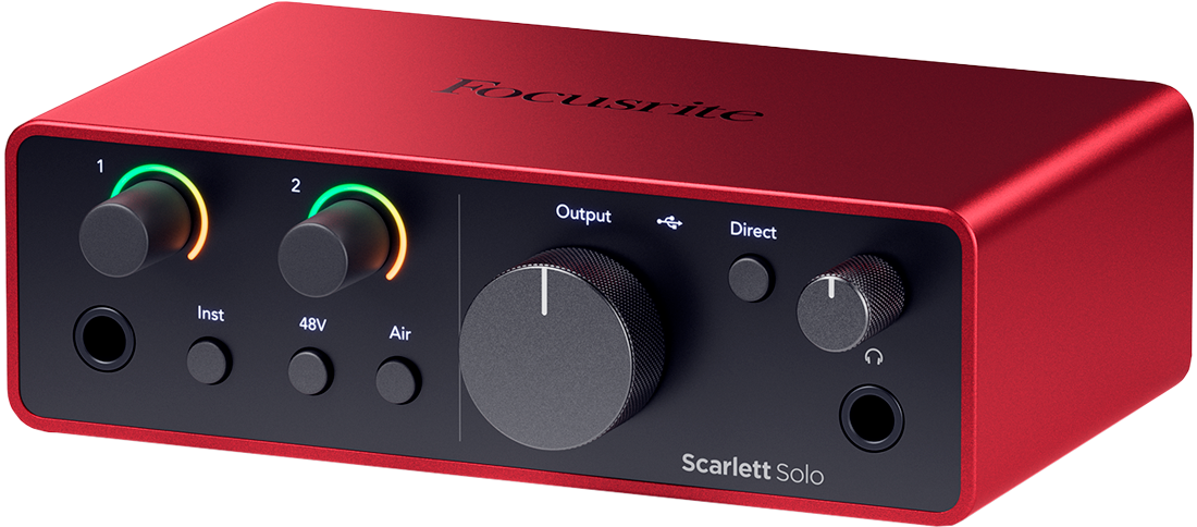 Interface audio FOCUSRITE - SCARLETT4-SOLO Scarlett G4 - Scarlett Solo 4th Gen - 2 in / 2 out - USB-C