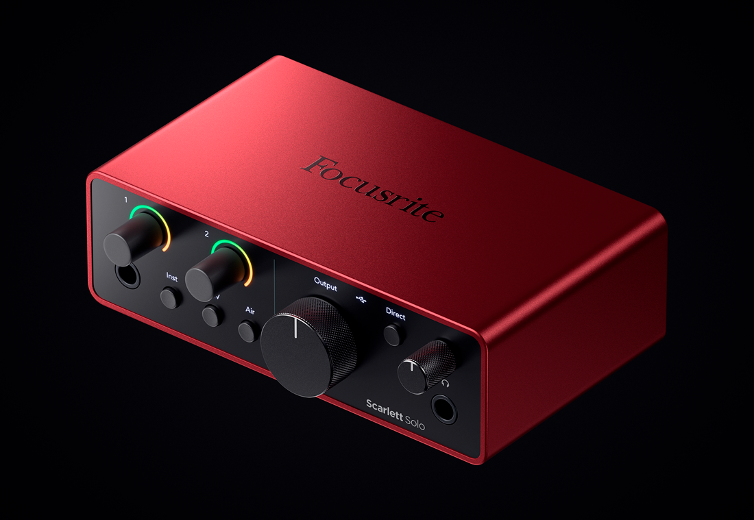 Interface audio FOCUSRITE - SCARLETT4-SOLO Scarlett G4 - Scarlett Solo 4th Gen - 2 in / 2 out - USB-C