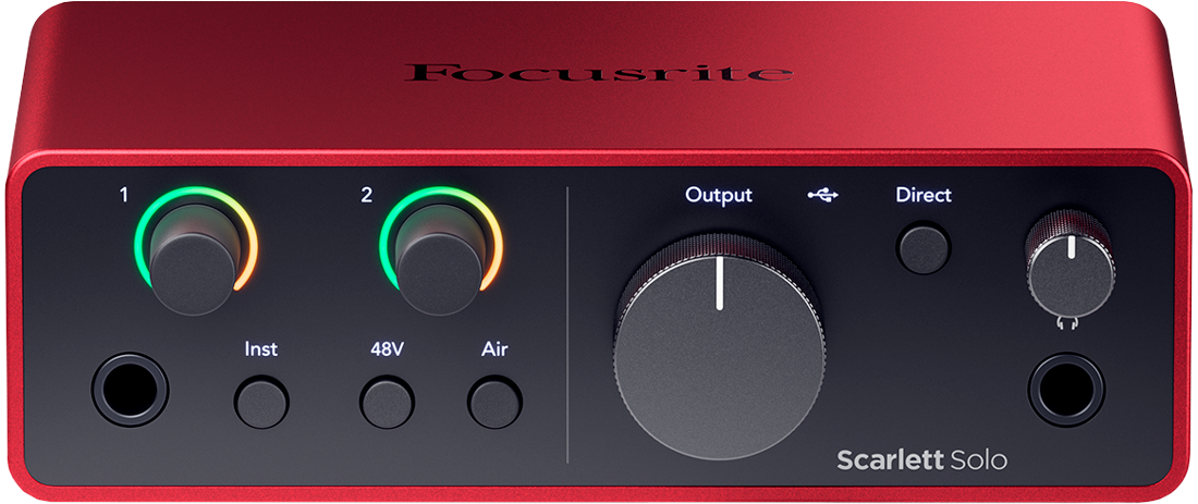 Interface audio FOCUSRITE - SCARLETT4-SOLO Scarlett G4 - Scarlett Solo 4th Gen - 2 in / 2 out - USB-C