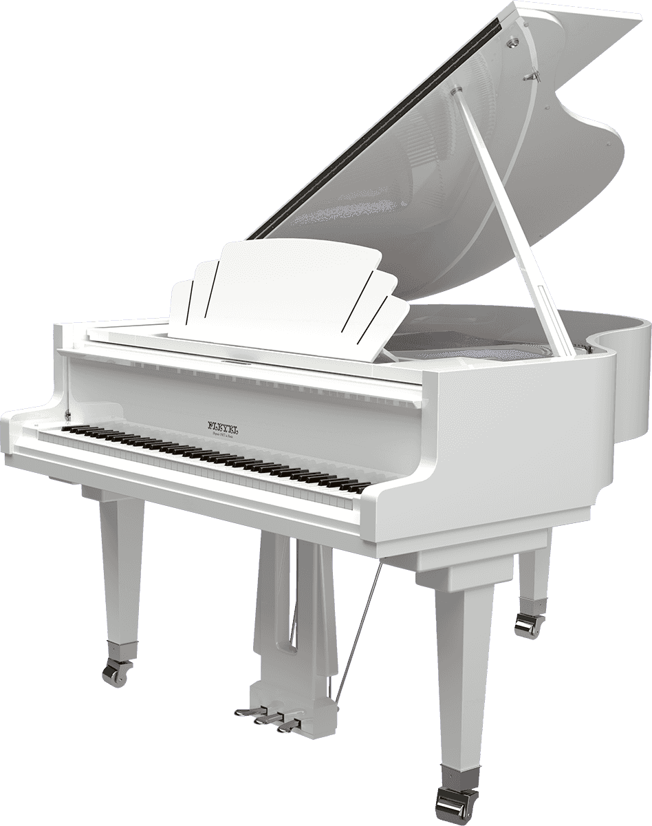 Piano à queue PLEYEL P170T-WHT Trocadero