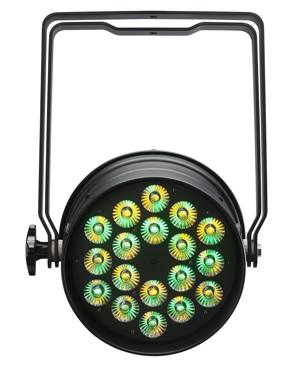 Contest - Projecteur PAR64 à 18 LEDs cinq couleurs 10 W - irLED64-18x10FIVEsb